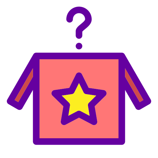 Mystery box Generic color lineal-color icon