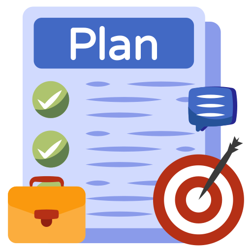 Work plan Generic color fill icon
