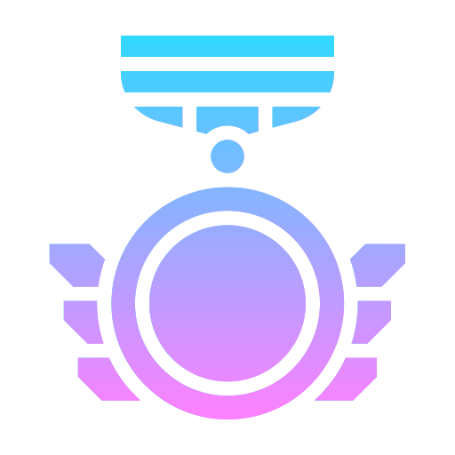 medalla Generic gradient fill icono