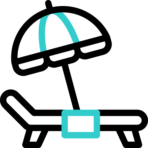 Sunbed Basic Accent Outline icon