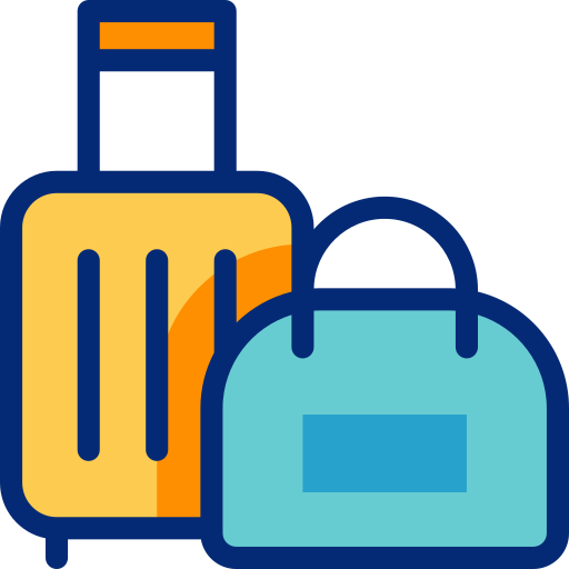 bagagem Basic Accent Lineal Color Ícone