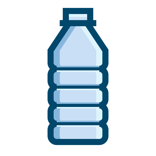 Bottled water Generic color lineal-color icon