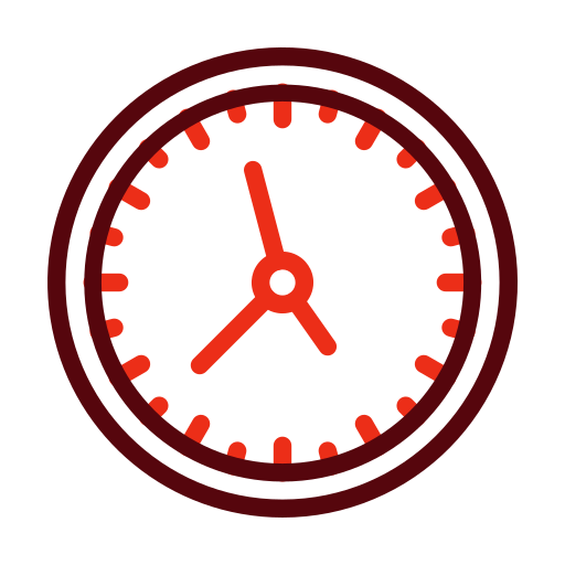 Wall clock Generic color outline icon