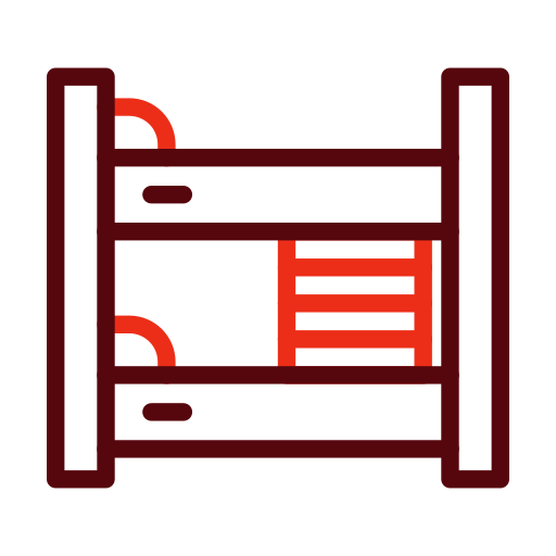 Bunkbed Generic color outline icon