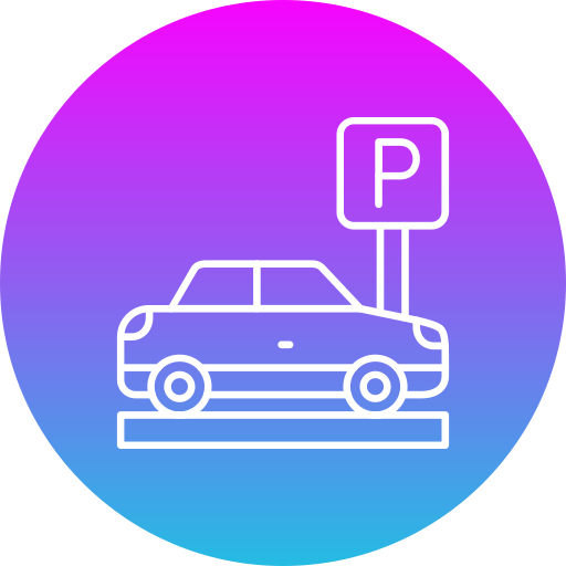 Parking area Generic gradient fill icon