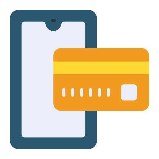Cashless payment Generic color fill icon
