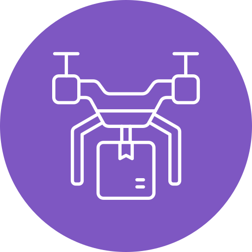drone-bezorging Generic color fill icoon