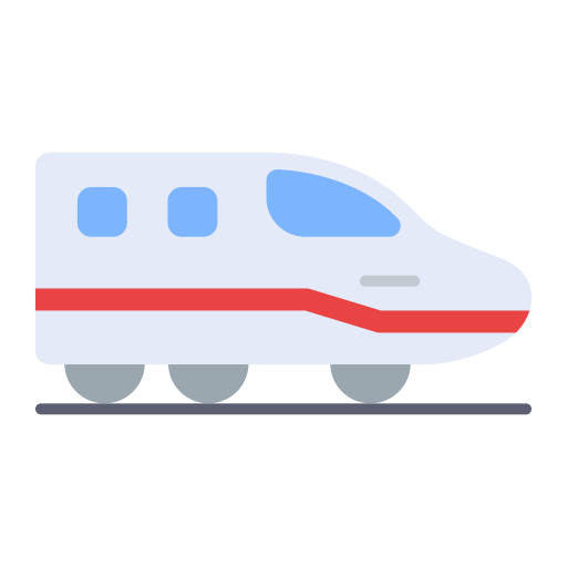 pociąg ekspresowy Generic color fill ikona