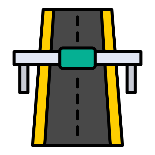 고속도로 Generic color lineal-color icon