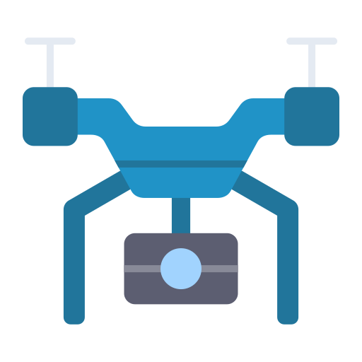 drone intelligente Generic color fill icona