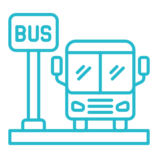 Bus stop Generic color outline icon