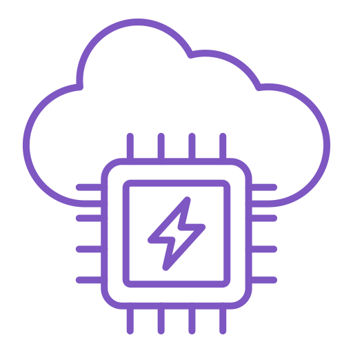 cloud computing Generic color outline Icône