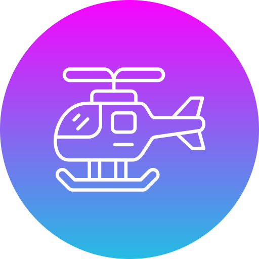 ヘリコプター Generic gradient fill icon