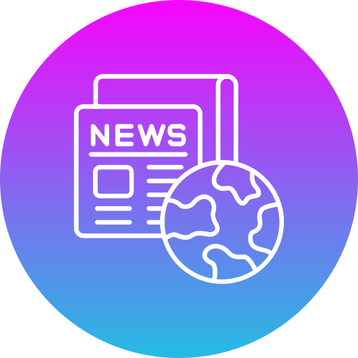 Global news Generic gradient fill icon