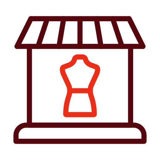 boutique Generic color outline icon