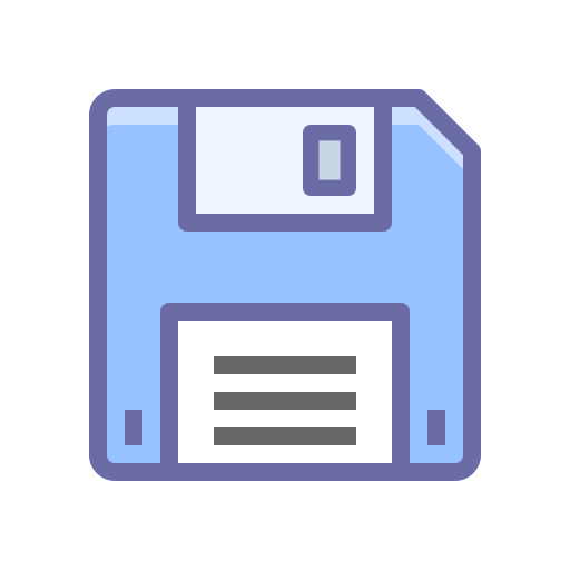 Diskette Generic color lineal-color icon