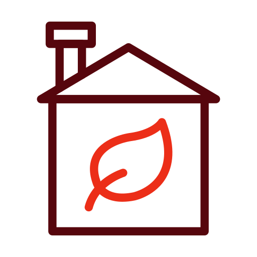 Эко дом Generic color outline иконка