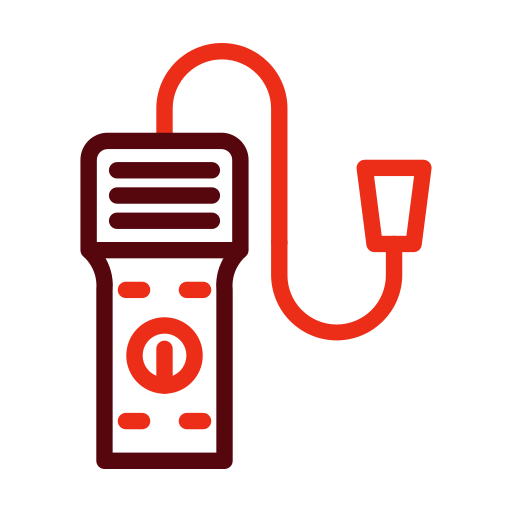 detector de gas Generic color outline icono