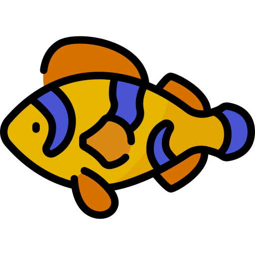pesce pagliaccio Special Lineal color icona