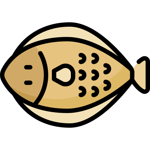 peixe linguado Special Lineal color Ícone