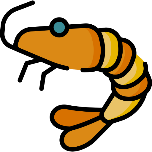 Shrimp Special Lineal color icon