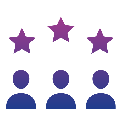 Reviews Generic gradient fill icon