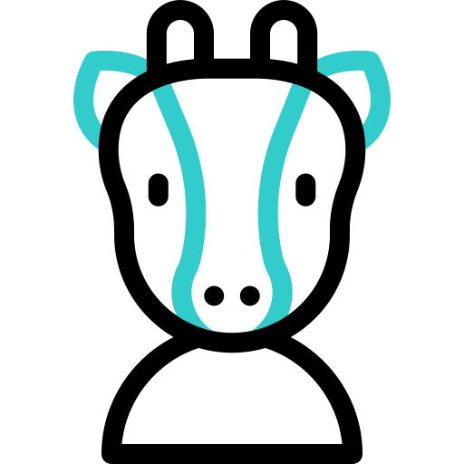 jirafa Basic Accent Outline icono