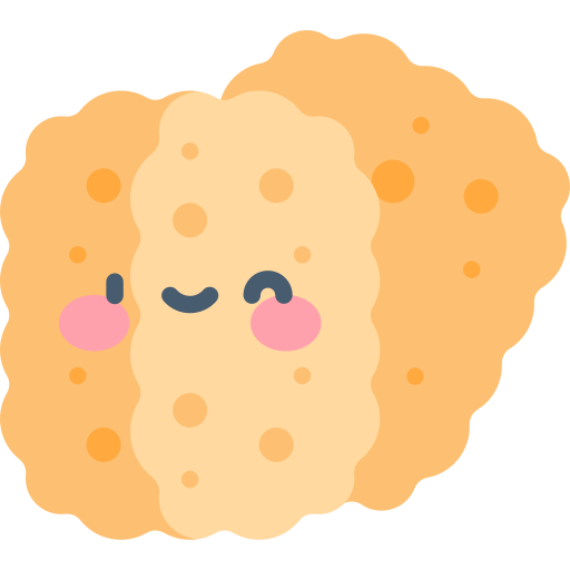 Biscuit Kawaii Flat icon