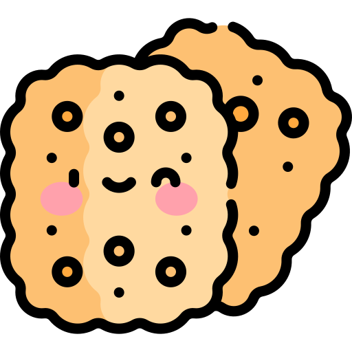 Biscuit Kawaii Lineal color icon