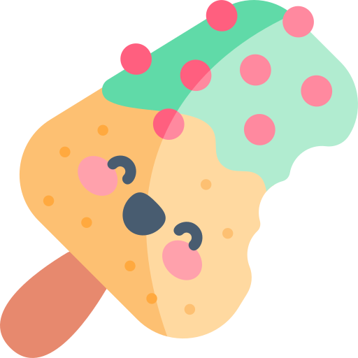 Popsicle Kawaii Flat icon