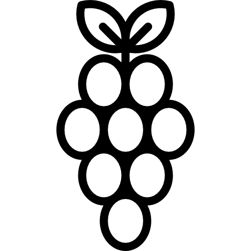 les raisins Special Lineal Icône