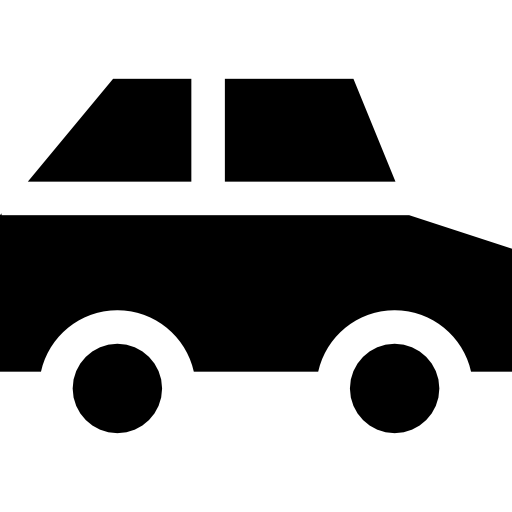 Car Basic Straight Filled icon