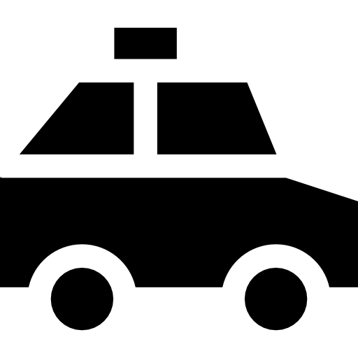 タクシー Basic Straight Filled icon