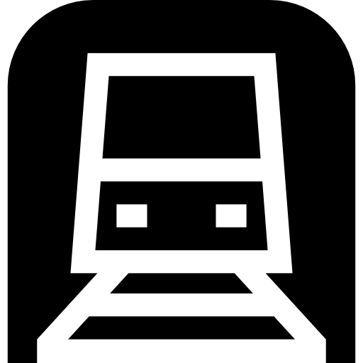 metro Basic Straight Filled icono