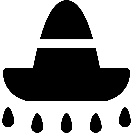 sombrero mexicano  icono