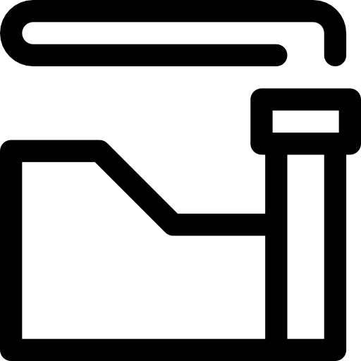 工場 Basic Straight Lineal icon