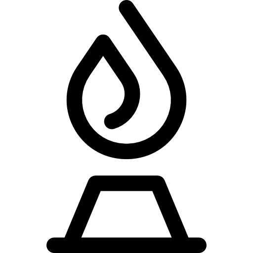 fuego Basic Straight Lineal icono