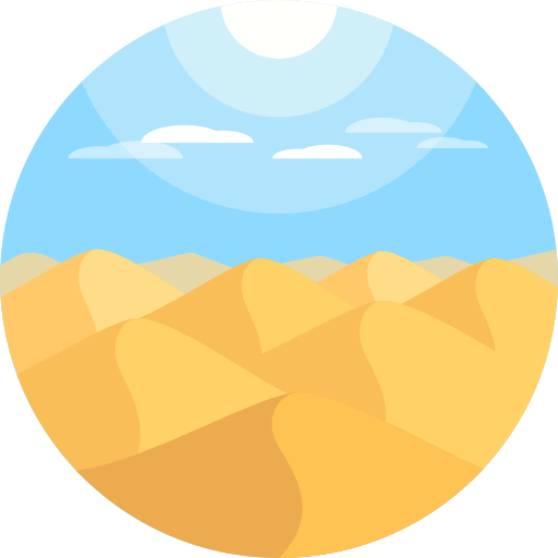 woestijn Special Flat icoon
