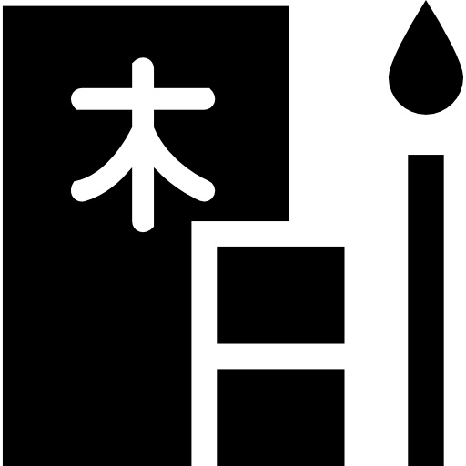 kanji Curved Fill Ícone