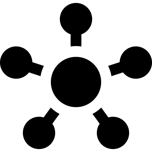 organización Basic Straight Filled icono