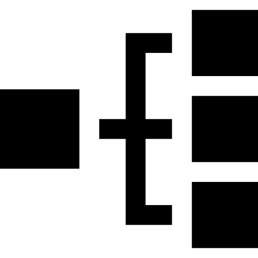 organisme Basic Straight Filled Icône