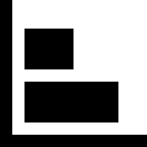 gráfico Basic Straight Filled icono