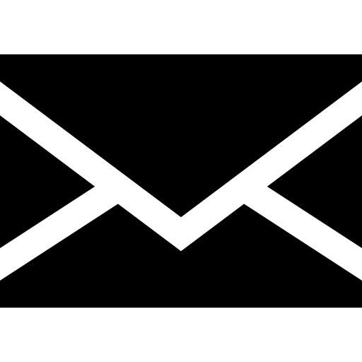 mail Basic Straight Filled icon