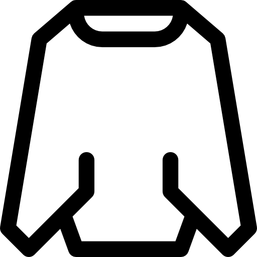 poncho Basic Straight Lineal icona