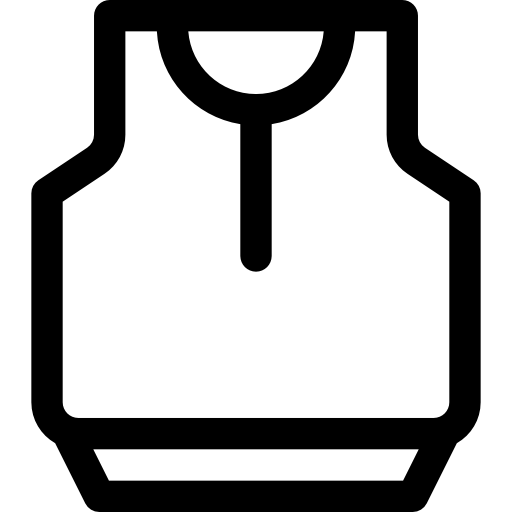Vest Basic Straight Lineal icon