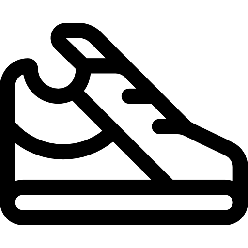 Sneaker Basic Straight Lineal icon