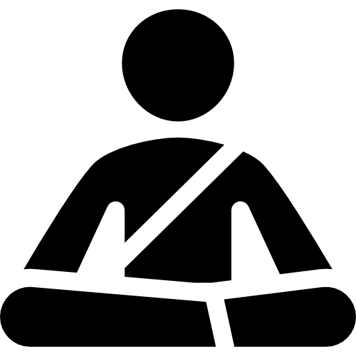 meditation Curved Fill icon