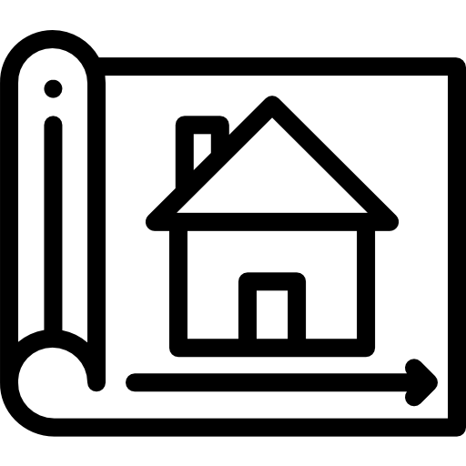 ハウスプラン Detailed Rounded Lineal icon