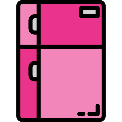 Refrigerator Catkuro Lineal Color icon