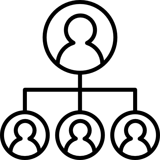 struktura hierarchiczna Made by Made Lineal ikona